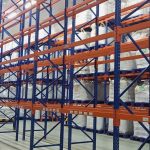Heavy duty pallet racking system warehouse